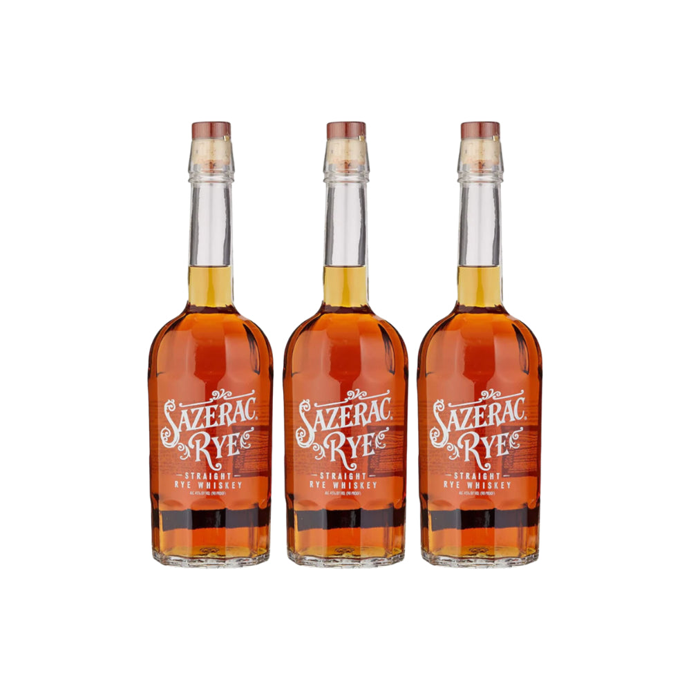 Sazerac Rye Whiskey 3 Pack