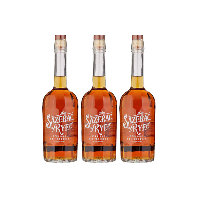 Sazerac Rye Whiskey 3 Pack