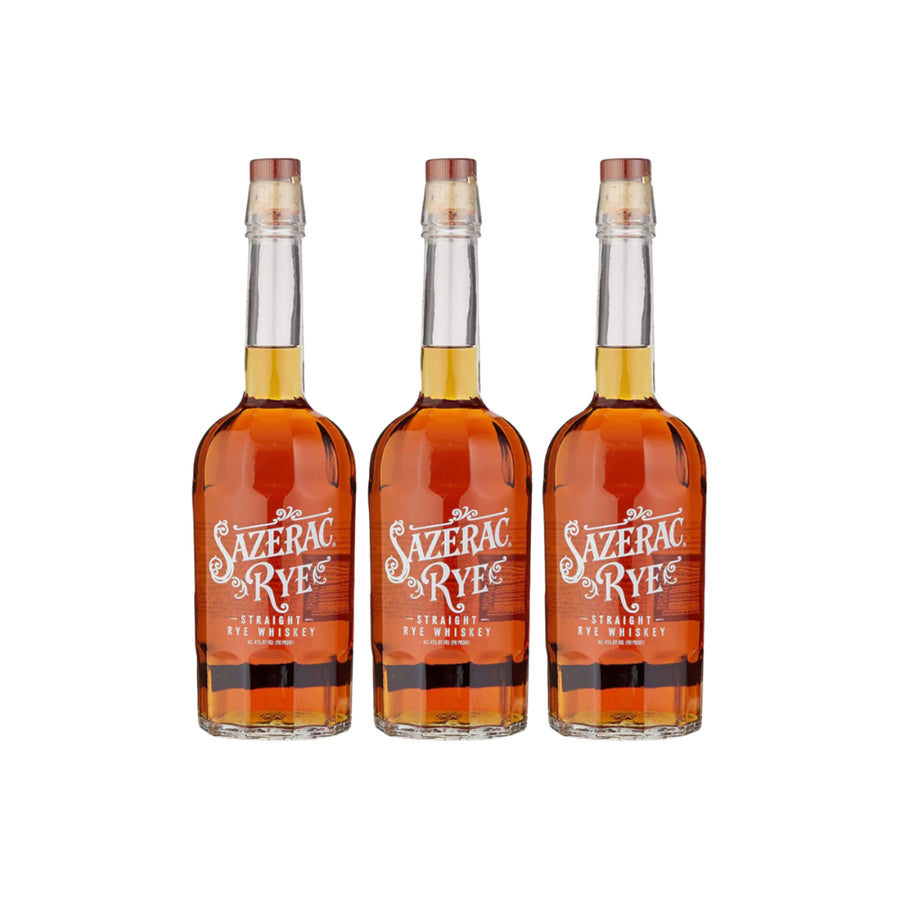 Sazerac Rye Whiskey 3 Pack