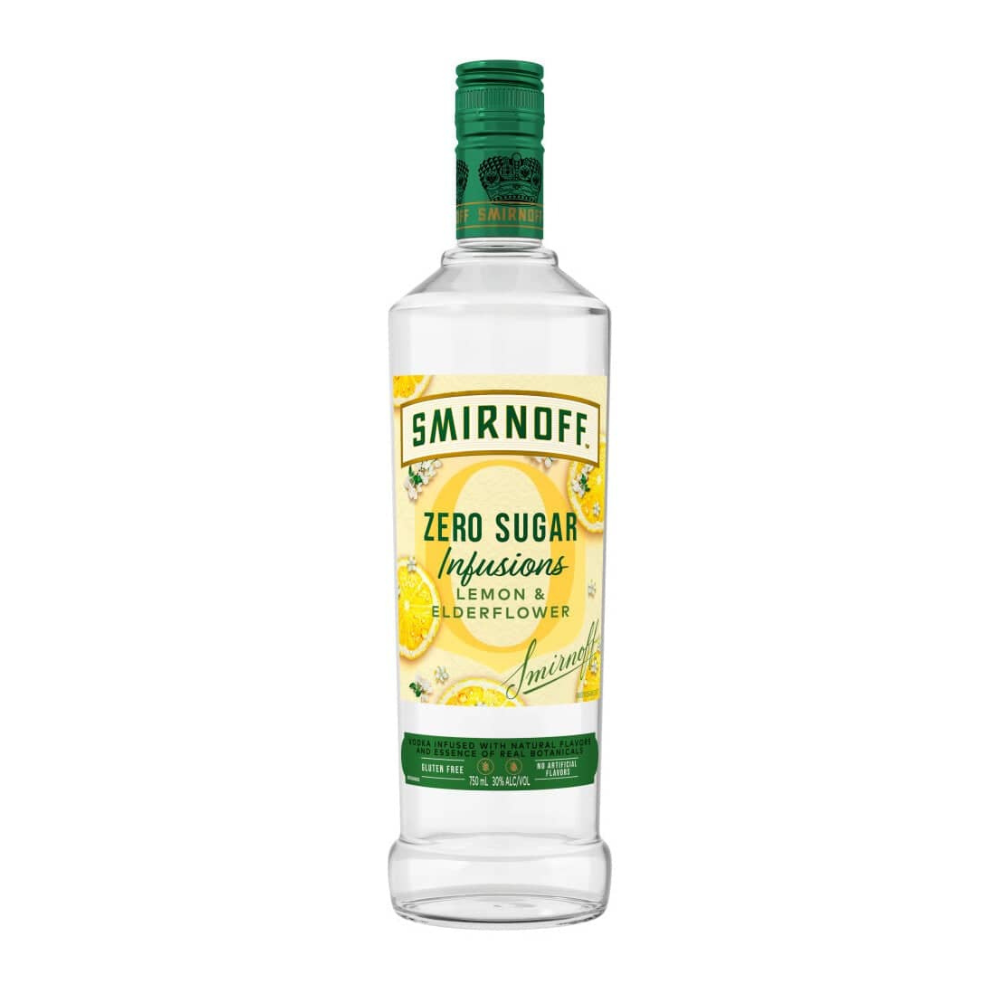 Smirnoff Zero Sugar Infusions Lemon & Elderflower