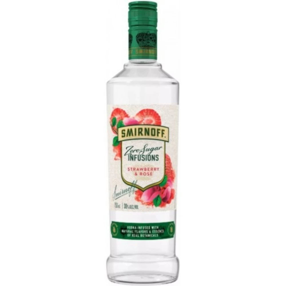 Smirnoff Zero Sugar Infusions Strawberry & Rose Vodka