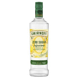 Smirnoff Zero Sugar Infusions Lemon & Elderflower bottle on a white background