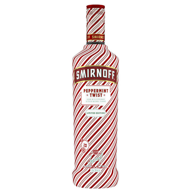 Smarinoff Peppermint Twist bottle on a white background
