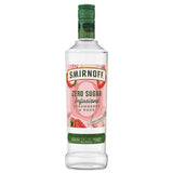 Smirnoff Zero Sugar Infusions Strawberry & Rose bottle on a white background
