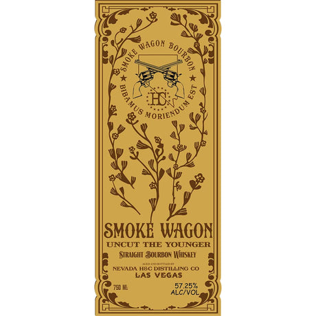 Smoke Wagon Uncut the Younger Straight Bourbon Whiskey 