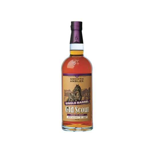 Smooth Ambler Straight Rye Whiskey Old Scout Rye Single Barrel Cask Strenght 4 Year 113.8
