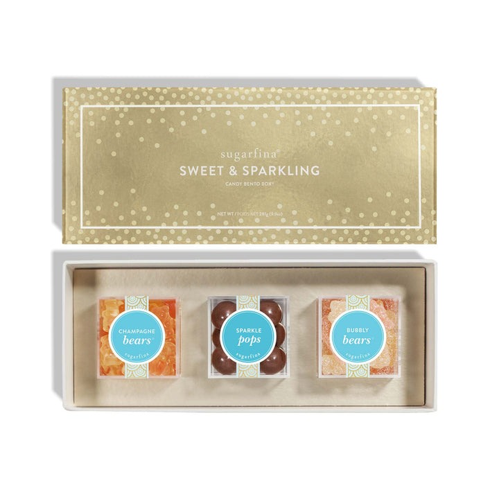 Sugarfina Sweet & Sparkling  3pc Candy Bento Box  Preset