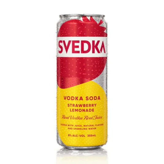 Svedka Strawberry Lemonade Flavored Vodka Soda 355ML