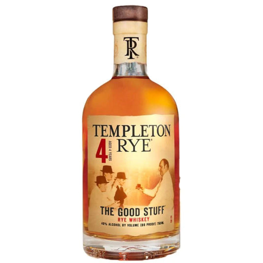 Templeton Rye Whiskey The Good Stuff 4 Year