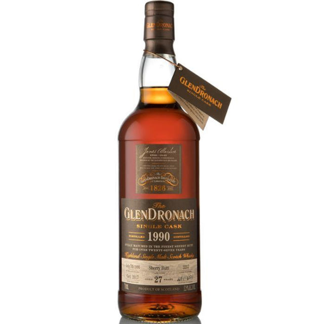 The GlenDronach Glendronach Single Cask 1990 27 Year