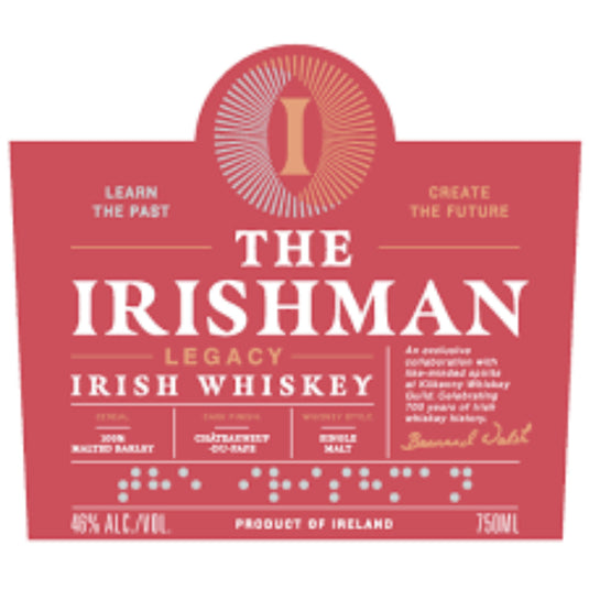 The Irishman Legacy Irish Whiskey