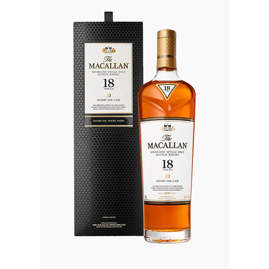 The Macallan Sherry Oak 18 Years Old Whiskey