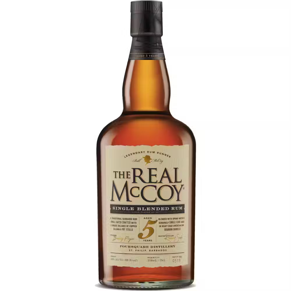 The Real Mccoy Aged Rum Single Blended 5 Year