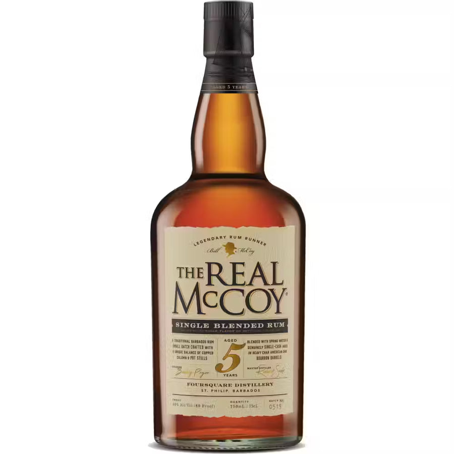 The Real Mccoy Aged Rum Single Blended 5 Year
