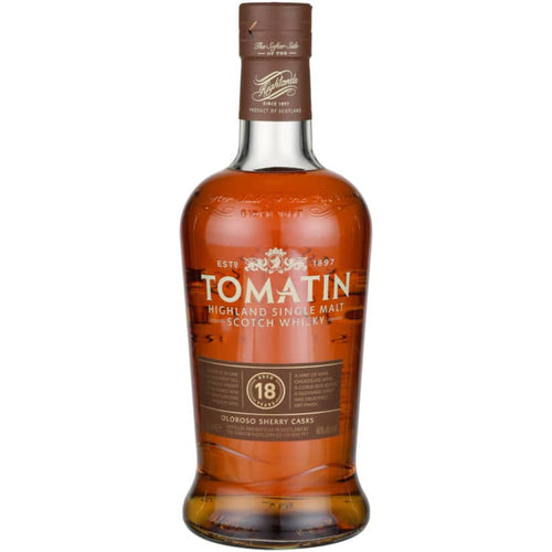 Tomatin Single Malt Scotch 18 yr 92 Whiskey