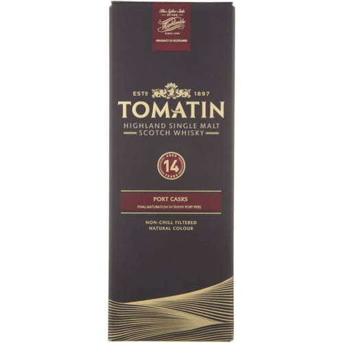 Tomatin Single Malt Scotch Port Casks 14 yr 92 Whiskey