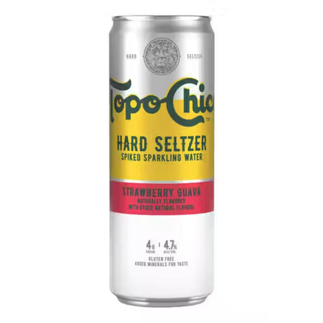 Topo Chico Hard Seltzer Strawberry Guava Tequila