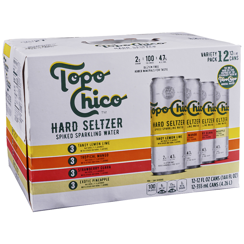 Topo Chico Hard Seltzer Variety Pack Whiskey