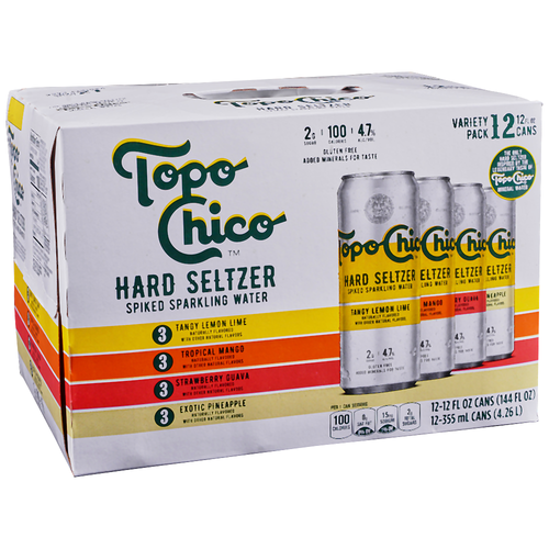 Topo Chico Hard Seltzer Variety Pack Whiskey