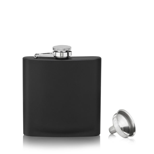 TrueFlask™ 6 oz Matte Black Flask by True 6oz