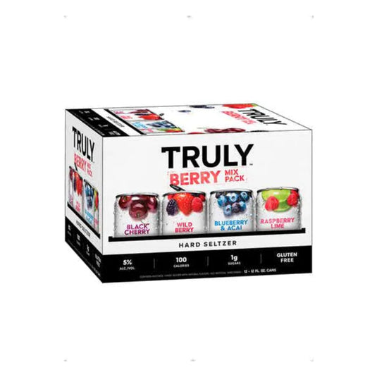 Truly Hard Seltzer Berry Mix Pack Spiked & Sparkling Water (12Pack Cans)