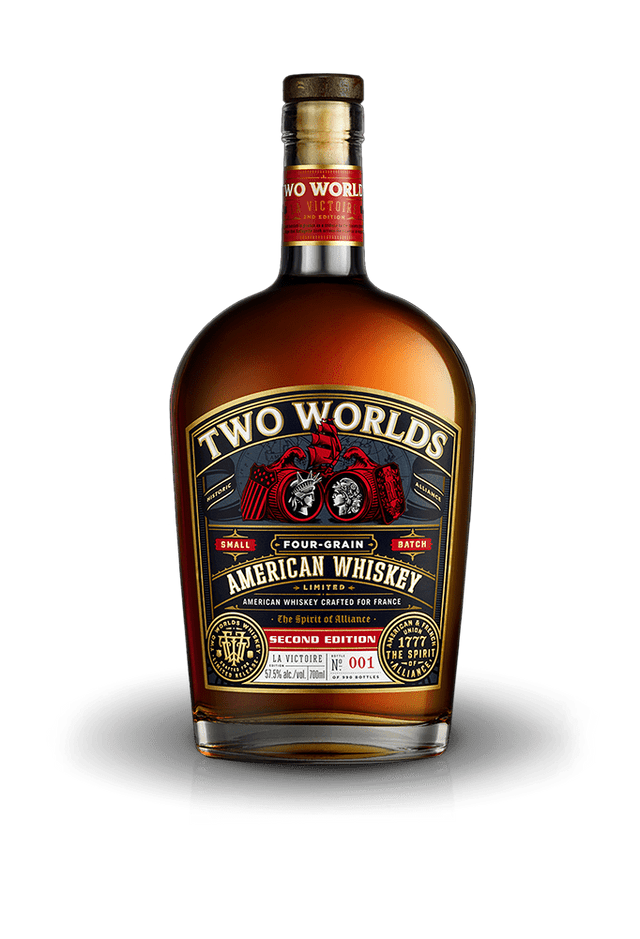 Two worlds bourbon whiskey 700ml