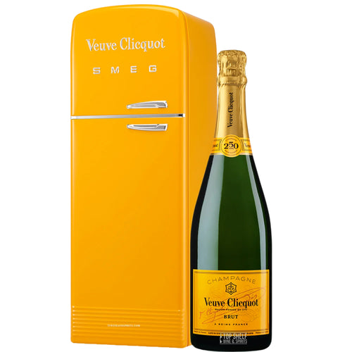 Veuve Clicquot Brut Champagne with Fridge by SMEG Gift Box