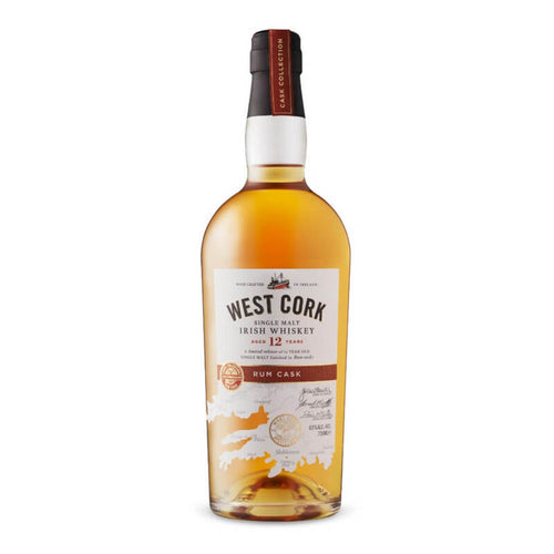 West Cork 12 Year Old Rum Cask Irish Whiskey