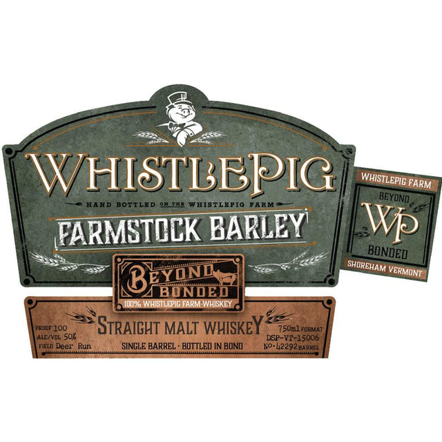 WhistlePig Farmstock Barley Beyond Bonded Straight Malt Whiskey