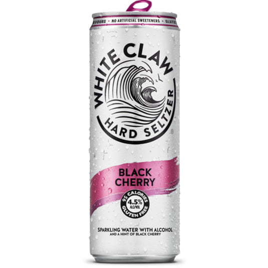 White Claw Black Cherry Hard Seltzer Beer
