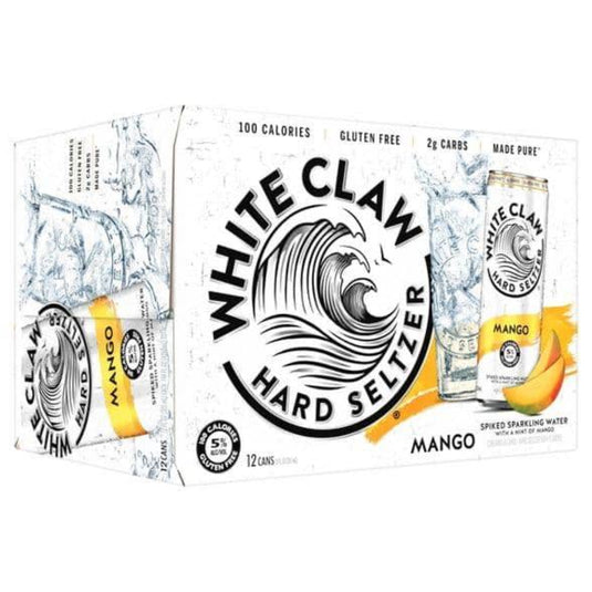 White Claw Hard Seltzer Mango 12oz (12Pack Cans)