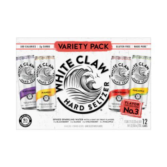 White Claw Variety Pack Flavor Collection No. 3 (12Pack Cans)