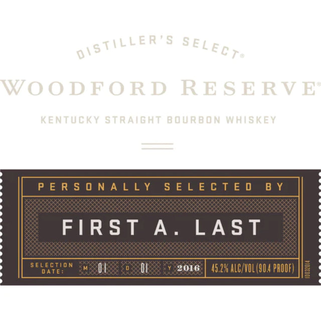 Woodford Reserve Distiller’s Select Personal Selection Bourbon