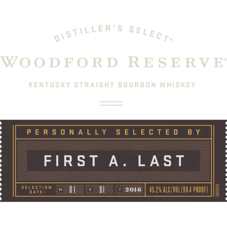 Woodford Reserve Distiller’s Select Personal Selection Bourbon