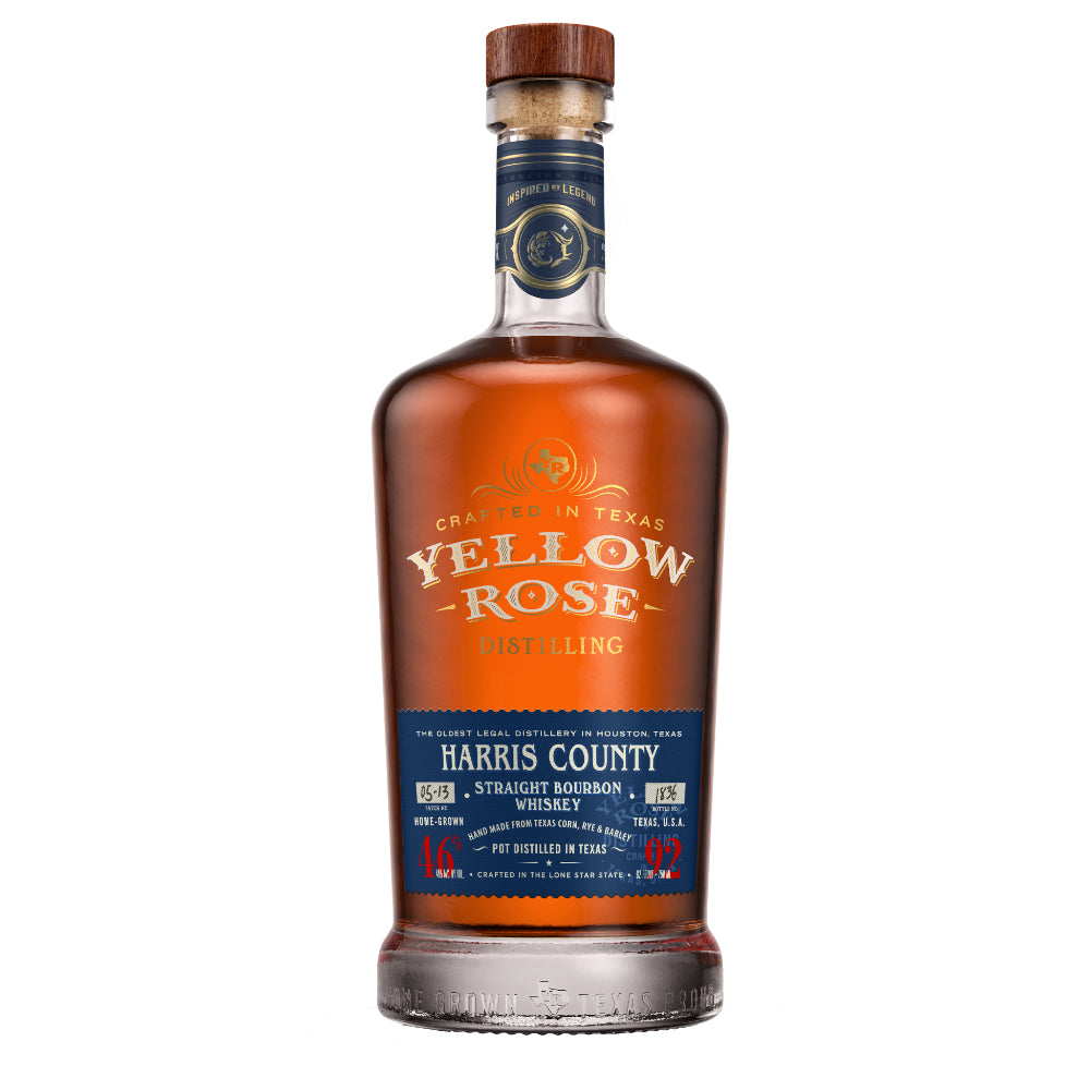 Yellow Rose Distilling Straight Bourbon Whiskey Harris County Pot Distilled