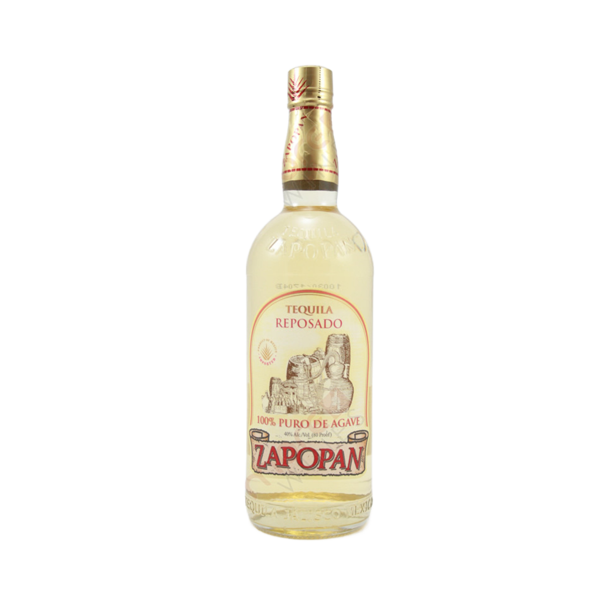 Zapopan Reposado 100% Agave 1L