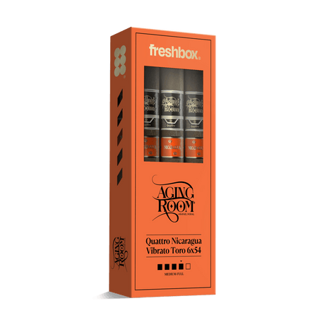 Aging Room Quattro Nicaragua Vibrato Toro 6x54 FreshBox | 3-Pack