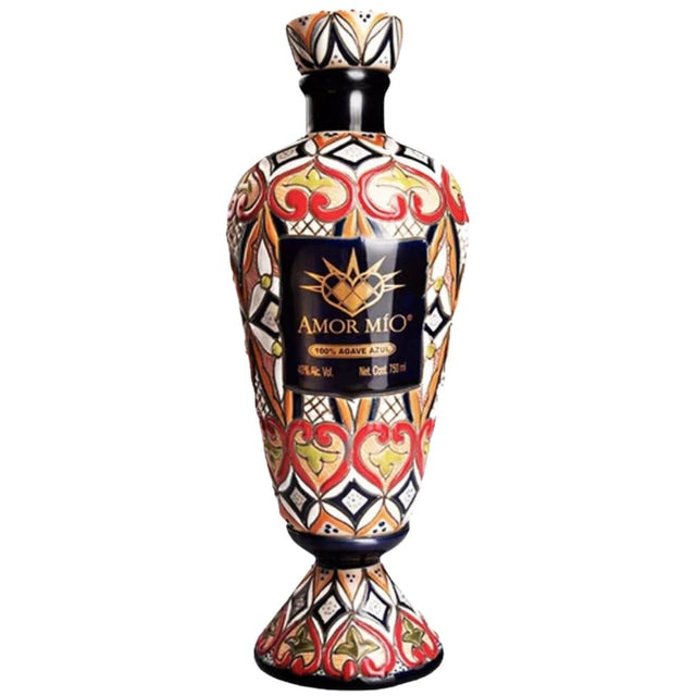 Amor Mio Gran Reserva Rainbow Ceramic Anejo Tequila 