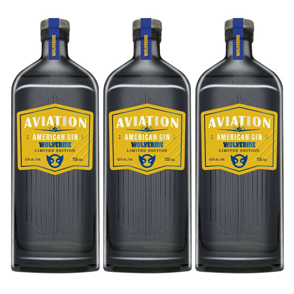 Aviation American Gin Wolverine Limited Edition 750mL 3 Pack