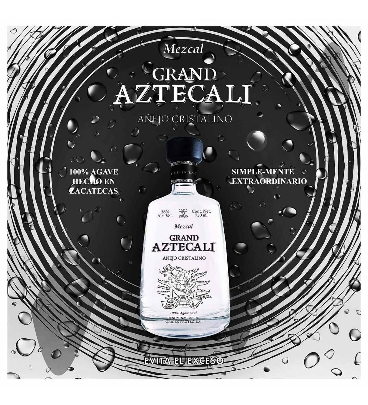 Aztecali Mezcal Cristalino 750 Ml