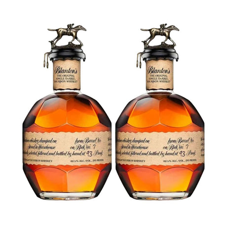 Blanton's Original Single Barrel Kentucky Straight Bourbon Whiskey 375mL 2 Pack 