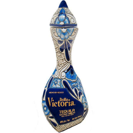 Dona Victoria Tequila Extra Anejo Blue Bottle