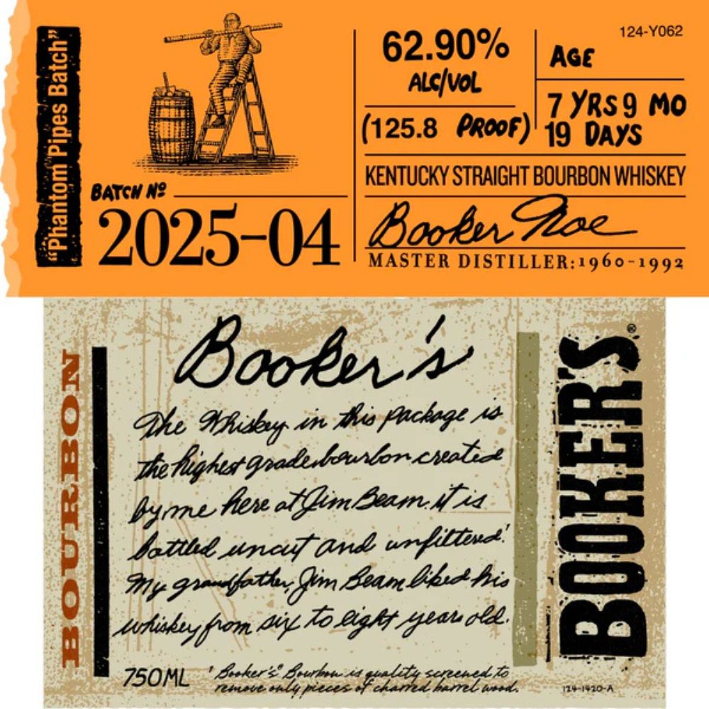 Booker's Bourbon 2025-04 'Phantom Pipes Batch' Whiskey