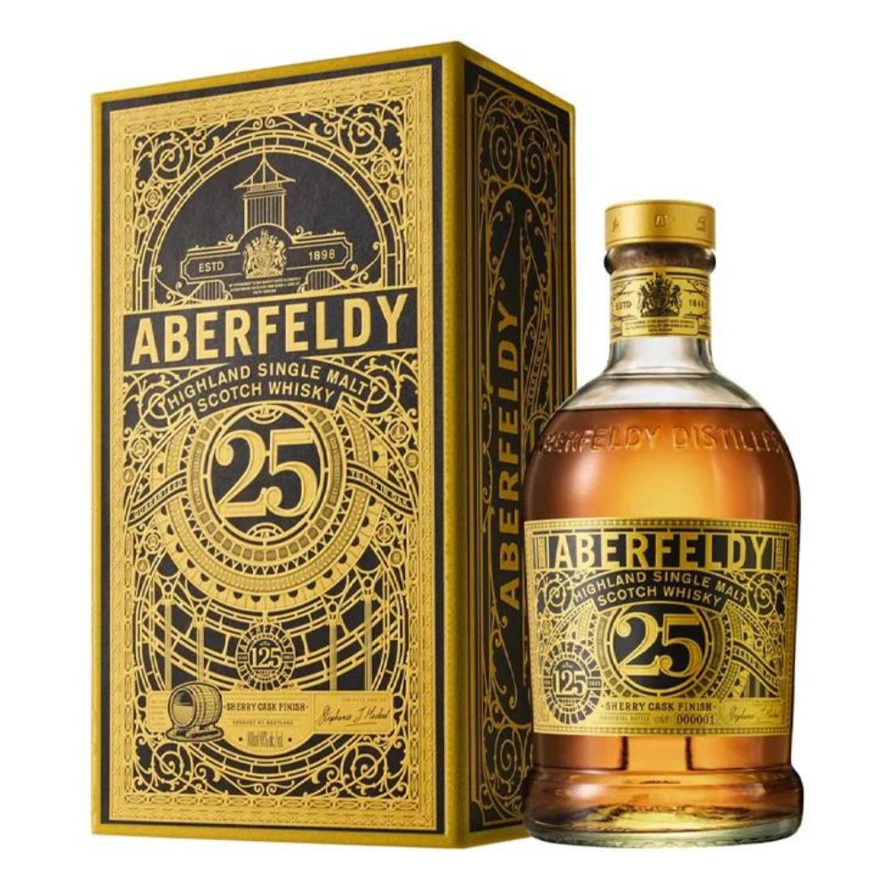 Aberfeldy 25 year Scotch Whisky - 125th Anniversary Limited Edition