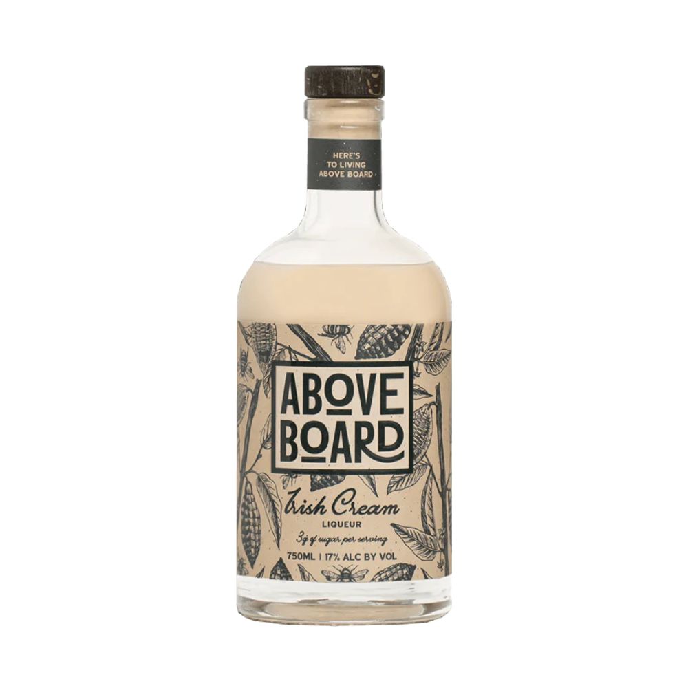 Above Board Zero Sugar Irish Cream Liqueur