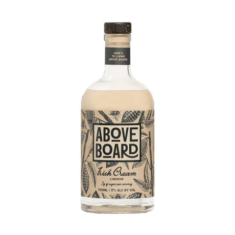 Above Board Zero Sugar Irish Cream Liqueur