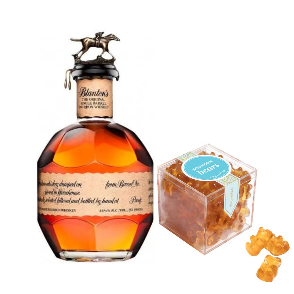 Blanton's Single Barrel Bourbon Whiskey x Sugarfina Bourbon Bears®