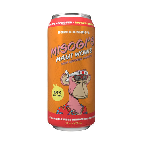 Bored Bishop's Misogi's Maui Wowie Creamsicle Orange Hard Seltzer