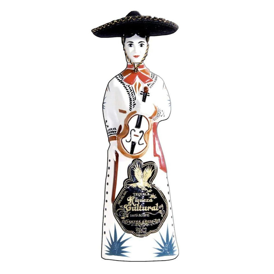 Riqueza Cultural Charra Ceramica Extra Anejo Tequila