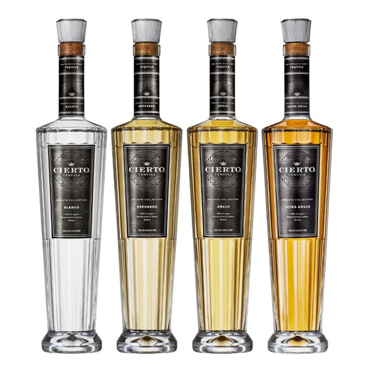 Cierto Tequila Private Collection 4 Pack Bundle